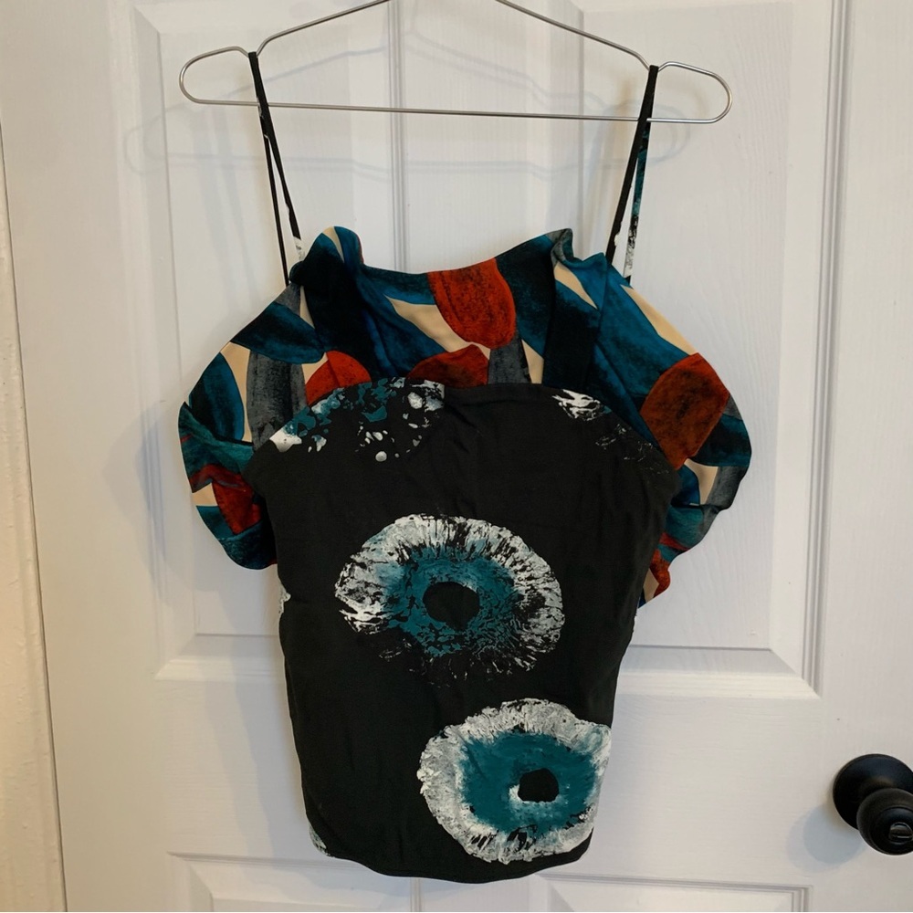 Stylish Geometric Print Top